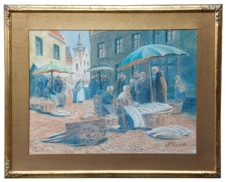 Pastel van Charles Poupaert kopen