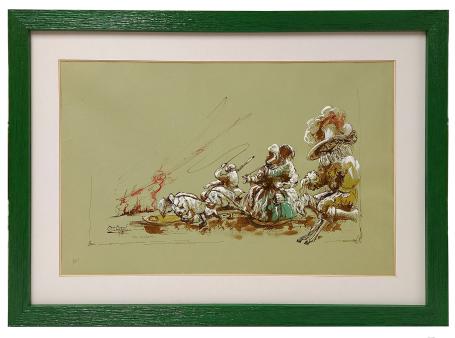 Surrealistische kunstw<erk van Auguste Chevalier