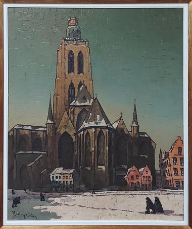 Berten Colier met kerk te Oudenaarde