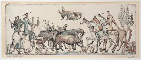 gesigneerde litho van Remy Cornelissen