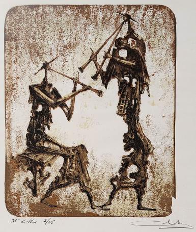 gesigneerde litho van Remy Cornelissen