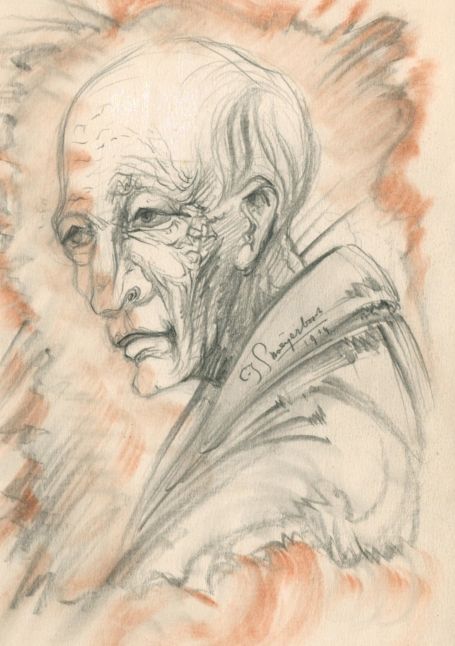 Portret van Cornelis Johannes Snoeijerbosch Nederlandse autodidact
