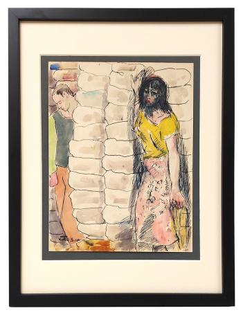 Aquarel van George Creten kopen