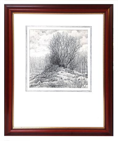 Tekening van de Mechelse kunstenaar Frans Croes