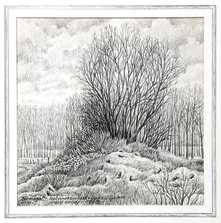 Tekening uit 1995 van Frans Croes kopen