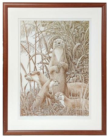 grote litho van de Mechelse kunstenaar Frans Croes