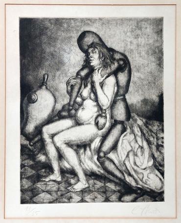 Ets van de Belgische graficus Camille d'Havé