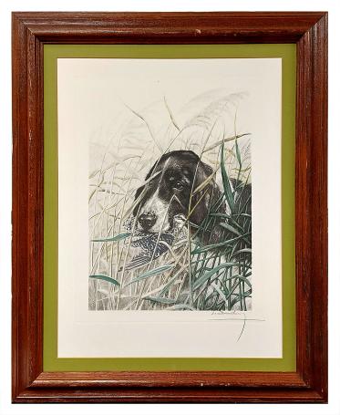 Litho van de Franse kunstenaar Léon Danchin