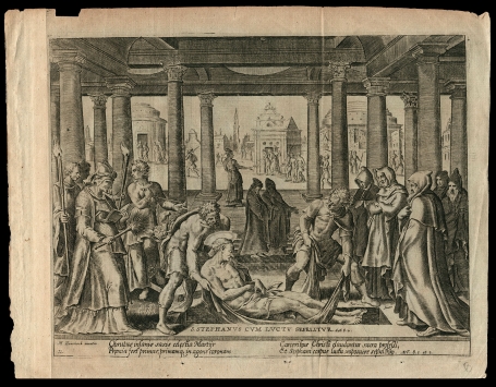 Gravure uit 1575 van Philips Galle