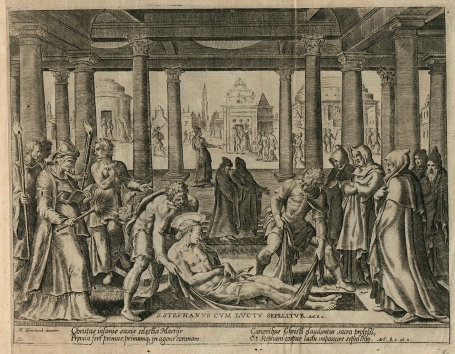 Philips Galle met een garvure van 1575