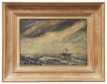 Schilderij van de Belgische kunstenaar Hubert De Vries