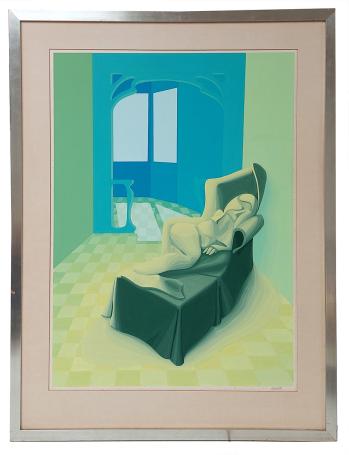 Schilderij van de Belgische kunstenaar Albert Debois