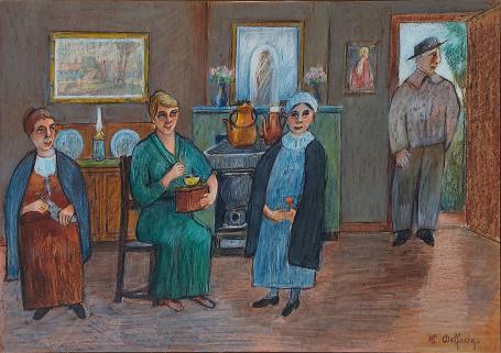 Kunstwerkje van de Belgische kunstenaar Delfosse