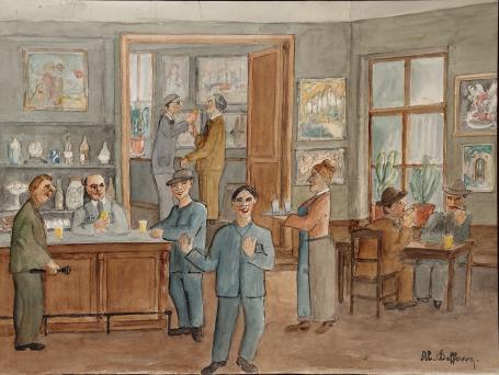 Kunstwerk van de Belgische kunstschilder Delfosse