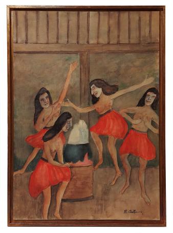 Schilderij van de kunstschilder Al. Delfosse