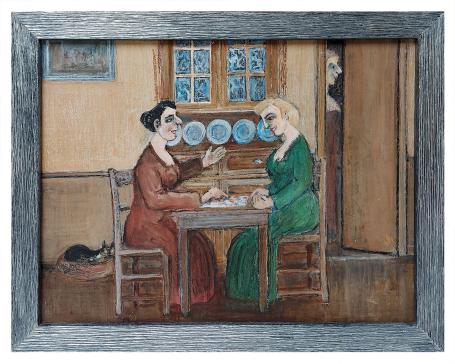 Schilderij van de kunstschilder Al. Delfosse