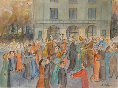 Kunstwerk van de Belgische kunstenaar Delfosse