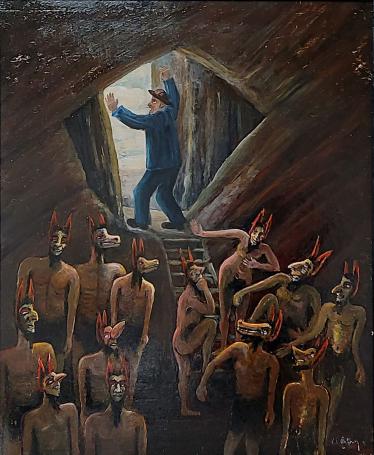 Kunstwerk van de Belgische kunstenaar Delfosse
