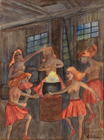 Kunstwerk van de Belgische kunstenaar Delfosse