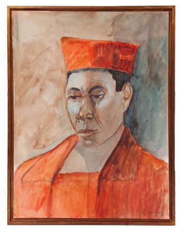 Aquarel van de kunstschilder Al. Delfosse