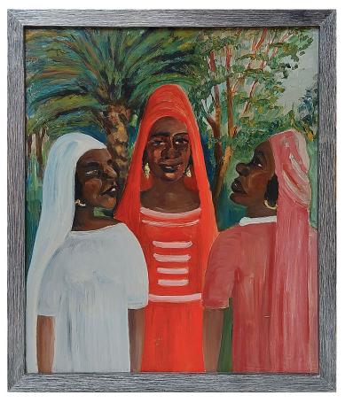 Schilderij van de kunstschilder Al. Delfosse