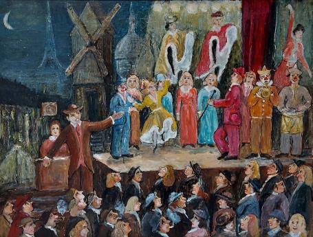 Kunstwerk van de Belgische kunstschilder Delfosse