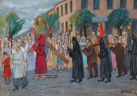 Kunstwerkje van de Belgische kunstenaar Delfosse