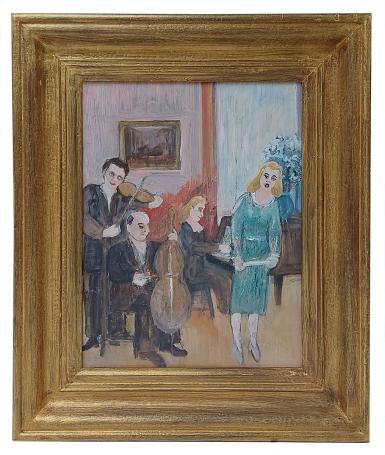 Naïef olieverfschilderij van Al. Delfosse kopen