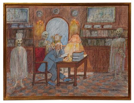 Schilderij van de kunstschilder Al. Delfosse