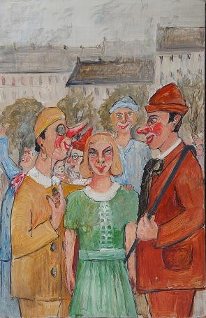Kunstwerk van de Belgische kunstschilder Delfosse