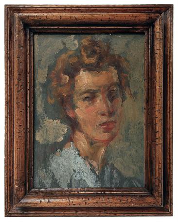 Olieverfschilderij van de Belgische schilderes Marthe De Spiegeleir