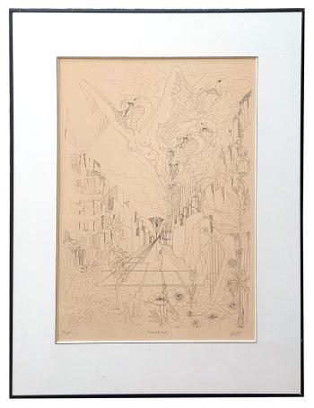 Grote zeefdruk van Dirk Driehuizen