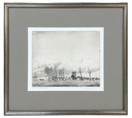 Ets van Belgische kunstenaar Willem Dolphyn