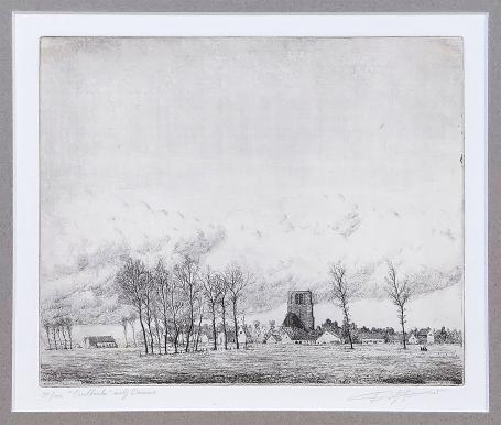 Ets van de Belgische graficus Willem Dolphyn  kopen