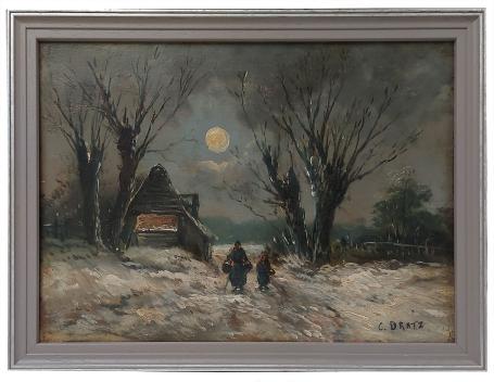Schilderij van de Belgische kunstenaar Constant Dratz kopen