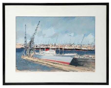 de Belgische kunstschilder René Marie Dujardin
