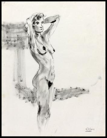 Tekening van Irénée Duriez kopen