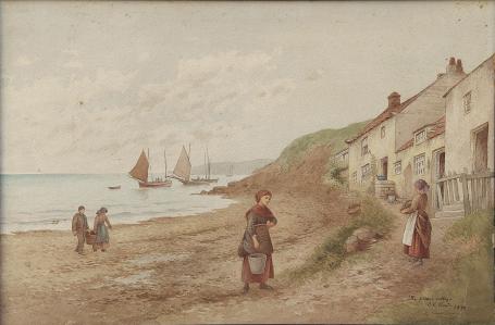 Britse kunstschilder Edward C. Booth