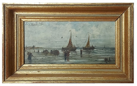 Schilderij van de Belgische schilder Edward Portielje kopen