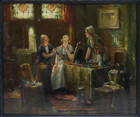 Olieverfschilderij van de Belgische schilder Edward Portielje kopen