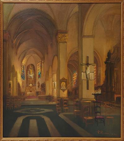 Olieverschilderij van de Belgische kunstenaar Raoul Pharasyn kopen