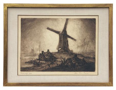 Ets van de Belgische kunstenaar Edmond Van Dooren kopen