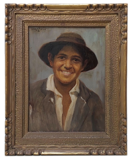 Schilderij van Hongaarse schilder Ernö Nagy (Ernest de Nagy)