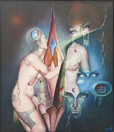 Schilderij van Jean-Claude L' Ernout