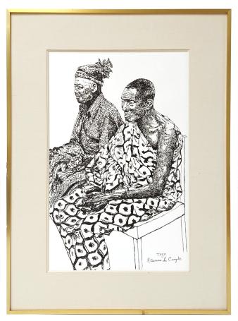 Tekening van Etienne Le Compte