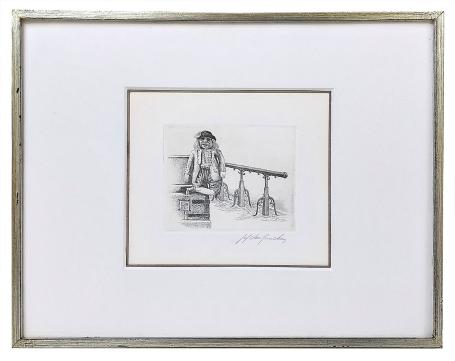 Grafisch kunstwerk van de Belgische kunstenaar Jef Van Grieken