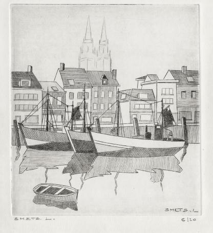 Grafisch kunstwerk van L. Smets
