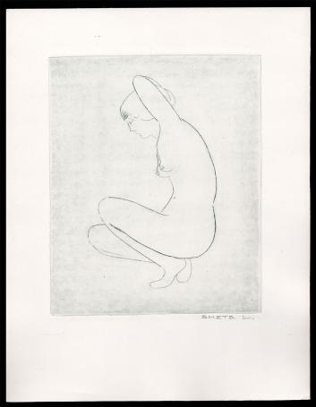 Naaktets van de Belgische graficus Léon Smets