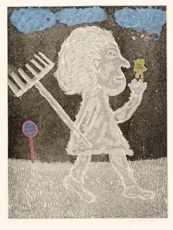 Grafisch kunstwerk van Jürgen Schneider