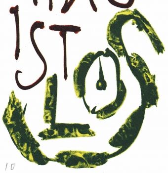 Litho van Pierre Alechinsky